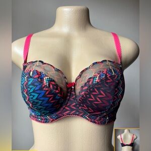 Cleo Multicolor Patterned Bra